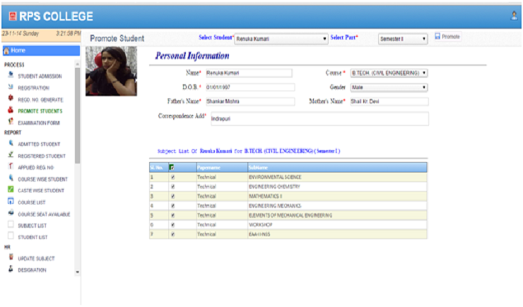 Promote Student